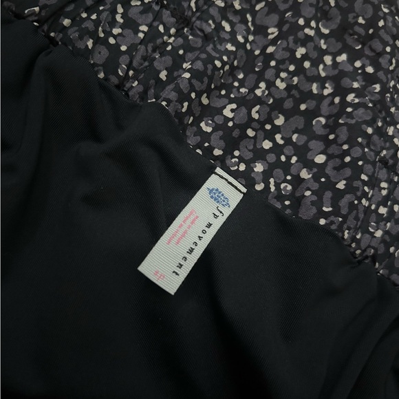 Free People Movement | High-Rise the Way Home Shorts | Black Chettah - Picture 9 of 10